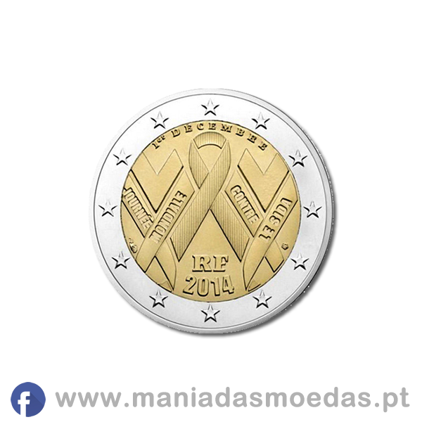 Moeda França 2014 - Luta contra a SIDA