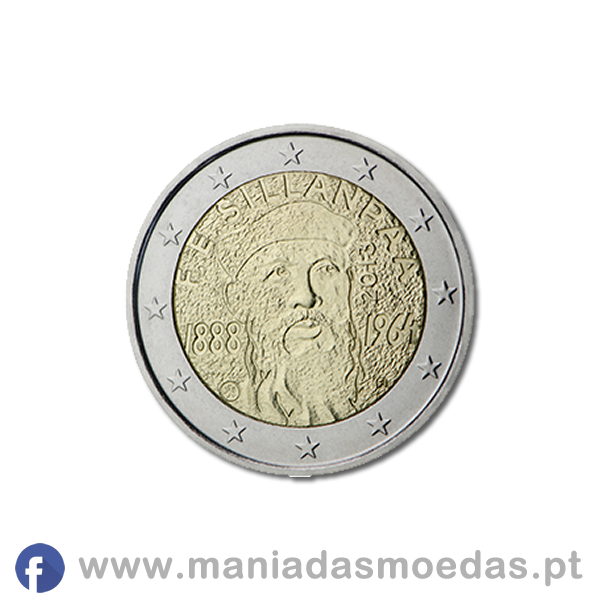 Moeda Finlândia 2013 - F.E. Sillanpaa