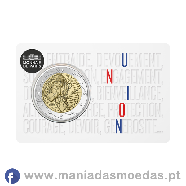 Moeda 2€ França 2020 - Union