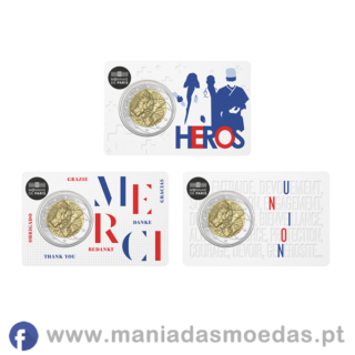 Trio Moedas de França 2020 – Union, Merci e Hero Trio Moedas de França 2020 – Union, Merci e Hero