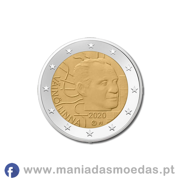 Moeda Finlândia 2020 - Vaino Linna