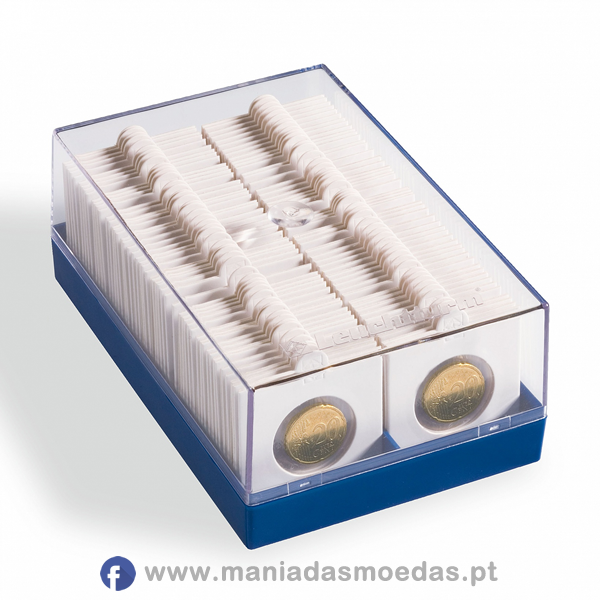 Caixa Plástica Leuchtturm para 100 alvéolos