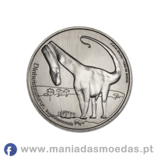 Moeda de Coleção 5€ Portugal 2021 – Dinheirosaurus Lourinhanensis Moeda de Coleção 5€ Portugal 2021 – Dinheirosaurus Lourinhanensis