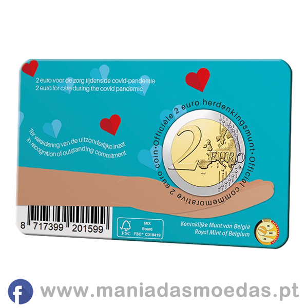 Moeda 2€ Bélgica 2022 - Setor da Saúde - Image 3