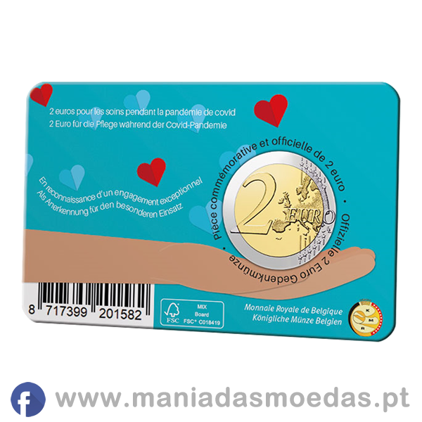 Moeda 2€ Bélgica 2022 - Setor da Saúde - Image 4