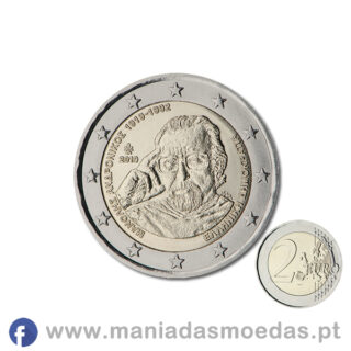 Moeda 2€ Grécia 2019 - Manolis Andronikos