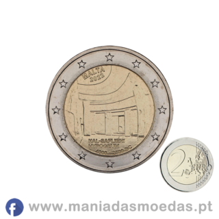 Moeda 2€ Malta 2022 - Hypogeum