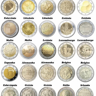 Conjunto 25 moedas 2€ de 2019