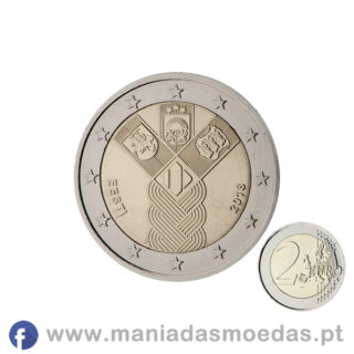 Moeda 2€ Estónia 2018 - Estados Bálticos