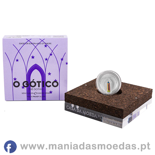 Moeda de coleção de Portugal 2020 de 5€ - O Gótico