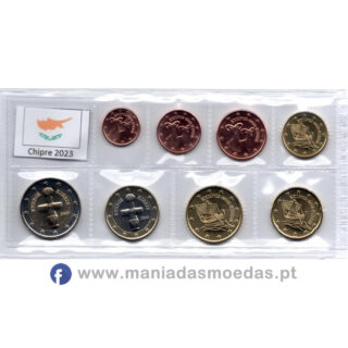 Conjunto 8 moedas Chipre 2023