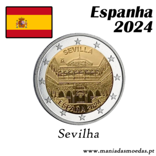 Moeda 2€ Espanha 2024 - Sevilha