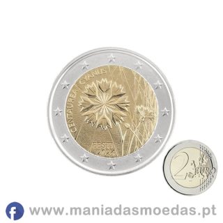 Moeda 2€ Estónia 2024 – Centáurea
