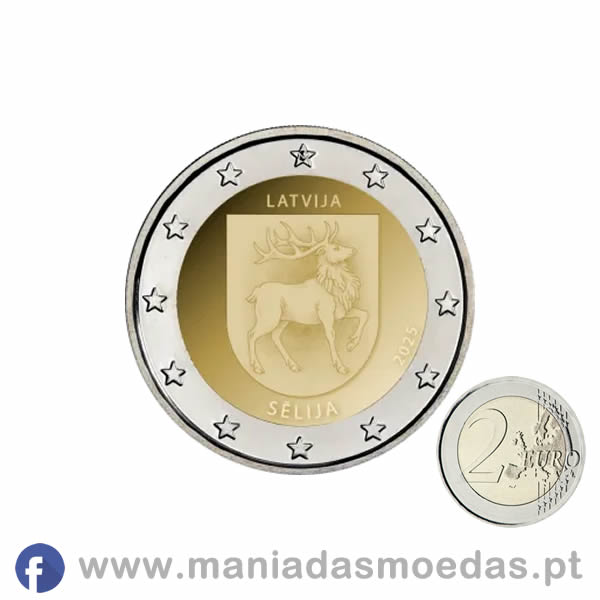 Moeda 2€ Letónia 2025 - Sélija