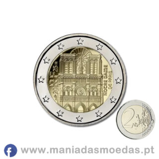 Moeda 2€ França 2025 – Notre-Dame Moeda 2€ França 2025 – Notre-Dame