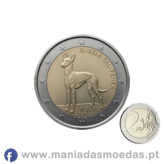 Moeda 2€ Malta 2026 – Cão de Faraó – LC – UNC