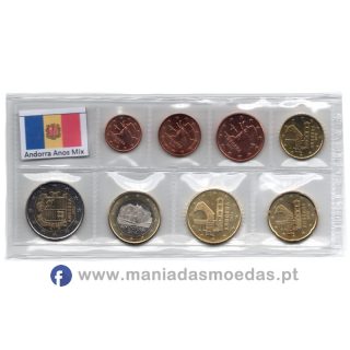 Set completo Andorra anos MIX 8 moedas