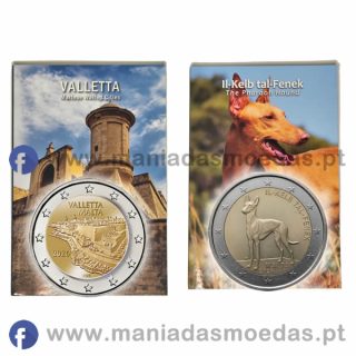 Conjunto 2 moedas 2€ Malta 2026 – coincards