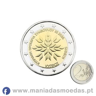 Moeda 2€ Chipre 2026 – Presidência UE – LC – UNC Moeda 2€ Chipre 2026 – Presidência UE – LC – UNC