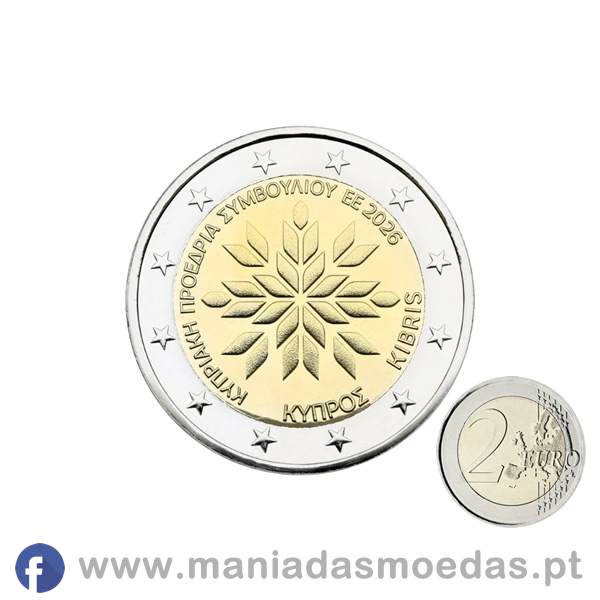 Moeda 2€ Chipre 2026 - Presidência UE - LC - UNC