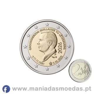 Moeda 2€ Luxemburgo 2026 – Gran-Duque Guilherme – LC – UNC Moeda 2€ Luxemburgo 2026 – Gran-Duque Guilherme – LC – UNC