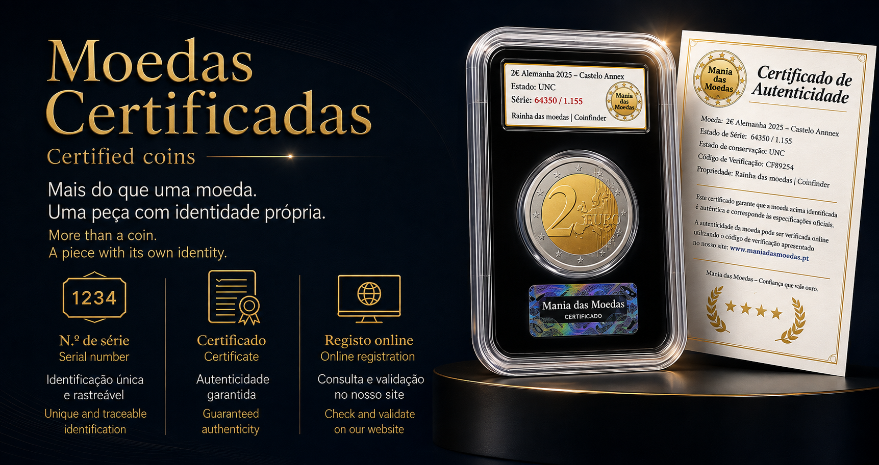 Moedas Certificadas