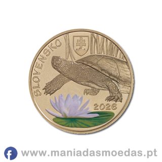 Moeda 5€ Eslováquia 2026 – Tartarugas Moeda 5€ Eslováquia 2026 – Tartarugas