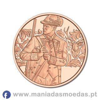 Moeda 10€ Áustria 2026 – Antler Moeda 10€ Áustria 2026 – Antler